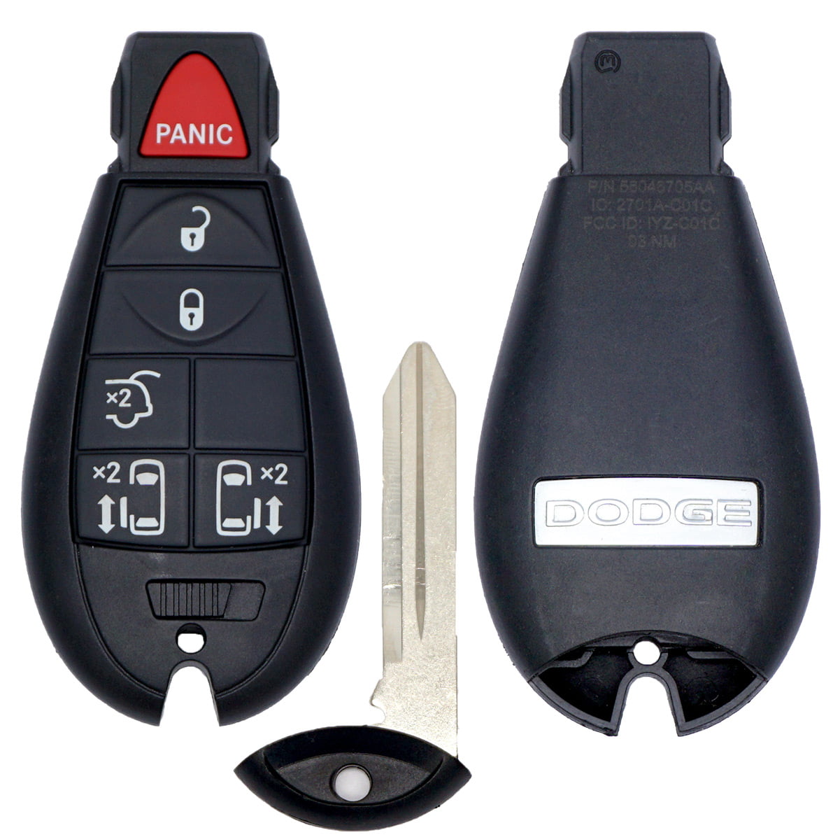 20082019 DODGE CARAVAN GRAND CARAVAN FOBIK STYLE KEYLESS REMOTE FOB