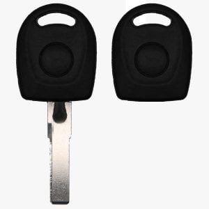 Solid Head Transponder Key Shell For Volkswagen Audi Hu66