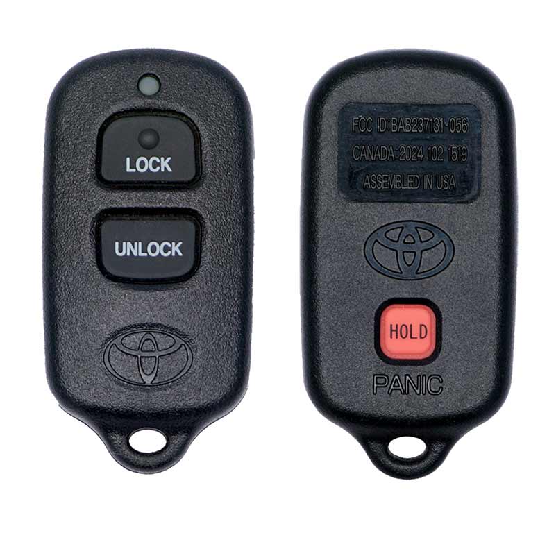 20012005 TOYOTA KEYLESS ENTRY REMOTE TRANSMITTER BAB237131056