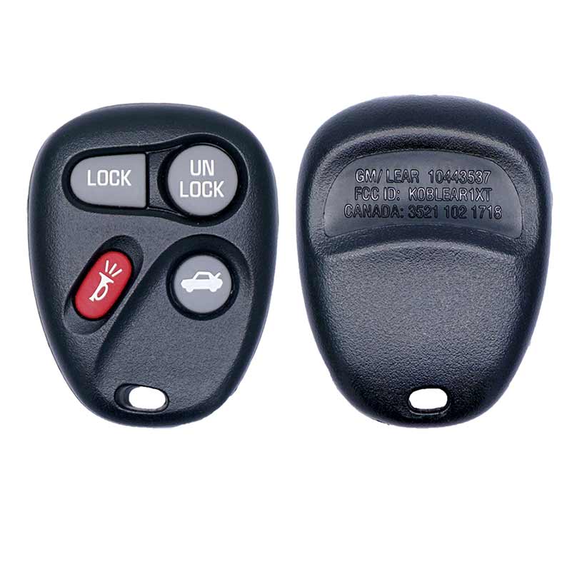 NEW 2000 2001 2002 2003 2004 2005 CHEVROLET IMPALA KEYLESS REMOTE FOB 10443537